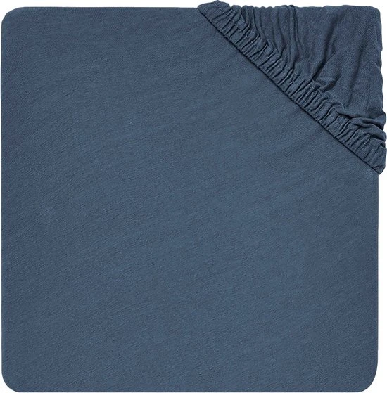 Beste Verkoop β Jollein Baby Hoeslaken Boxmatras Jersey 75x95cm - ???? Jeans Blue ????