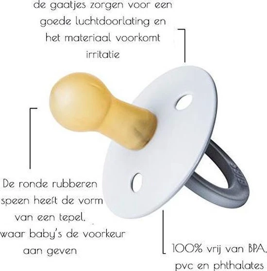 Promo ⭐ BIBS Fopspenen T3 | Glow In The Dark Cloud 2x En Vanilla 1x| Maat 3 | 18+ Maanden | Speen | Spenen ???? - Afbeelding 2