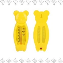 Gloednieuw ???? EPIN B.V. | Badthermometer | Voor Baby's En Kinderen | Temperatuurmeter Voor In Bad | Geel Bad Beertje ⭐
