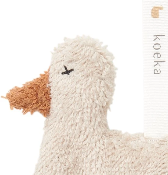 Flash-uitverkoop ???? Koeka Speendoekje Eend Dijon Daily - Zand ???? - Afbeelding 5