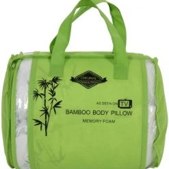 Begroting ???? Magazijnenverkoop.nl Bamboo Body Pillow - Zwangerschapskussen - Lichaamskussen - Zwanger - NASA - Traagschuim Vlokken - 32x120cm ????