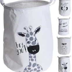 Top 10 ???? Konges Slöjd Wasmand - Opbergmand Kinderen - Speelgoedmand - Mand - Opvouwbaar - Dier Hond - 40XH50 Cm - Giraf - Olifant - Krokodil - Tijger ????