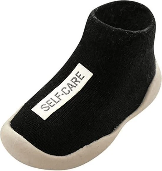 Uitgang ???? Merkloos Antislip Baby Schoentjes - Eerste Loopschoentjes – Completebabyuitzet - Maat 22,5 - 12-18 Maanden - 13.5 Cm - Zwart ???? - Afbeelding 5