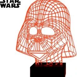 Promo ❤️ Disney Star Wars Nachtlamp - 3D Lamp - Nachtlampje - LED Lamp - Darth Vader - Starwars - Voor Kinderen En Volwassenen ⭐