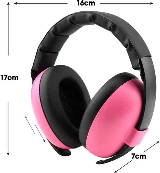 Kopen ???? Buxibo Baby Gehoorbescherming - Oorkap Voor Baby En Kleuter (0-3 Jaar) - Met Zachte Oorkussens - Roze ???? - Afbeelding 3