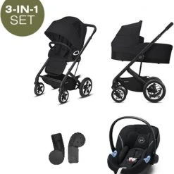 Nieuw ???? Cybex Kinderwagen Talos S Lux 3in1 - Deep Black ????