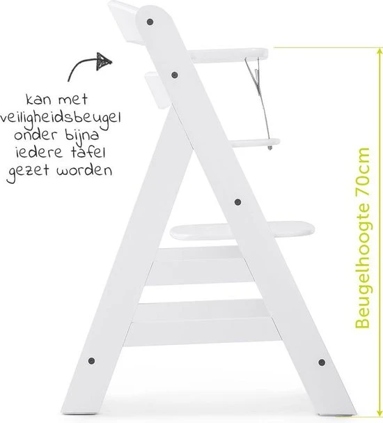 Coupon ❤️ Hauck Alpha Plus Kinderstoel - Newborn Set - Wit / Grijs ???? - Afbeelding 2