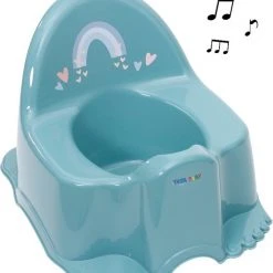 Aanbiedingen ???? Tega-baby Tega Baby Meteo Eco Turquoise Potje Met Muziek PO-080-165 ????