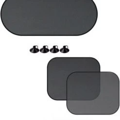 Nieuw ???? Zonnescherm Auto - Zonwering - Zijruit - Achterruit - UV Protectie - Set Van 3 - Rheme ????