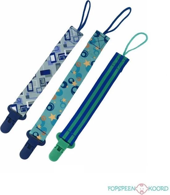 Goedkoopste ⌛ Fopspeenkoord.nl 3 Stuks – Speenkoorden Voordeelverpakking – Gentlemans ✨