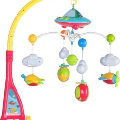 Hete verkoop ✔️ ISOTR XL Baby Muziekmobiel - Muziek Boxmobiel - Baby Box Mobiel - Babymobiel Met Licht Projector En Geluid ????
