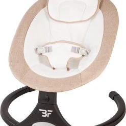 Beste deal ❤️ Bebies First Elektrische Wipstoel / Digital Swing - 5 Standen - Verstelbare Rugleuning- Creme ????