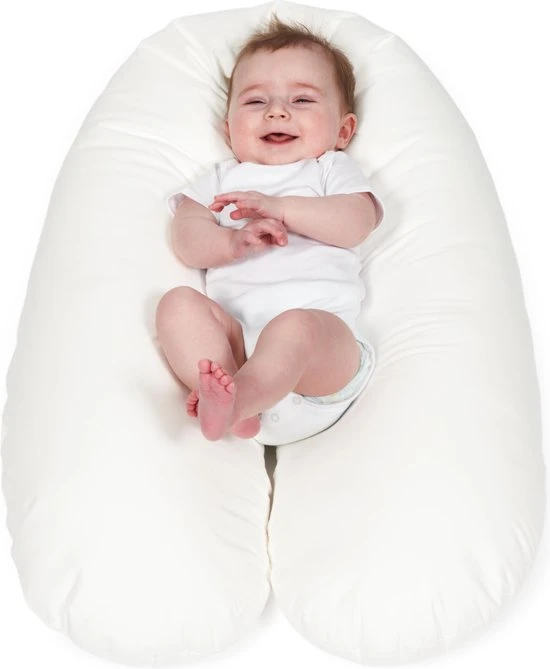 Groothandel ???? Snoozzz Voedingskussen Zwangerschapskussen Zijslaapkussen - Met Extra Zachte Afneembare Hoes - 185 Cm - Dots Met Zachte Teddy ???? - Afbeelding 7