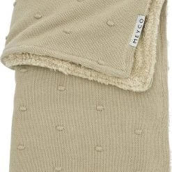 Groothandel ???? Meyco Mini Knots Teddy Wiegdeken - Sand - 75x100m ????
