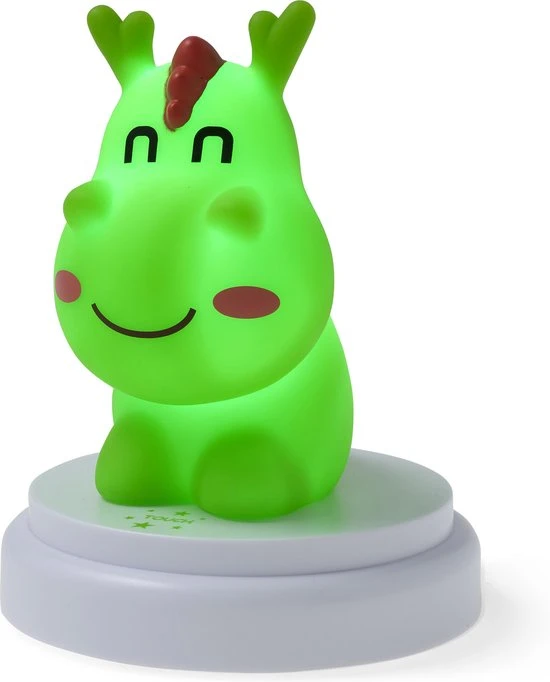 Promo ???? Alecto CUTE DRAGON - LED Nachtlampje, Draak, Groen ✨ - Afbeelding 2