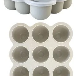 Begroting ???? Maepa Bewaarbakjes Babyvoeding - Baby - Hapjes - Diepvriesbakje - 9 Porties Babyvoeding - Moedermelk Bewaarbakje - Invriezen Babyvoeding ????