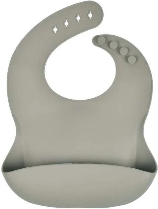 Groothandel ???? MINIIYOU 3 Stuks - Siliconen Slabbetjes Met Opvangbak - Blauw Groen ???? - Afbeelding 4