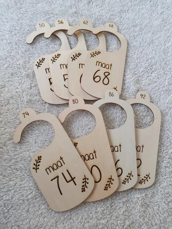 Korting ???? Typisch Sil Kastverdeler - Kledingkast Kinder/baby - Maatverdelers - Maathangers - Kledinghanger - Kast Verdeler - Maat Hangers ???? - Afbeelding 3