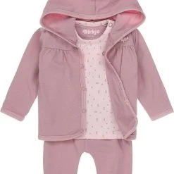 Goedkoop ⭐ Dirkje Baby Meisjes 3 Pce Kledingset - Maat 62 ⭐