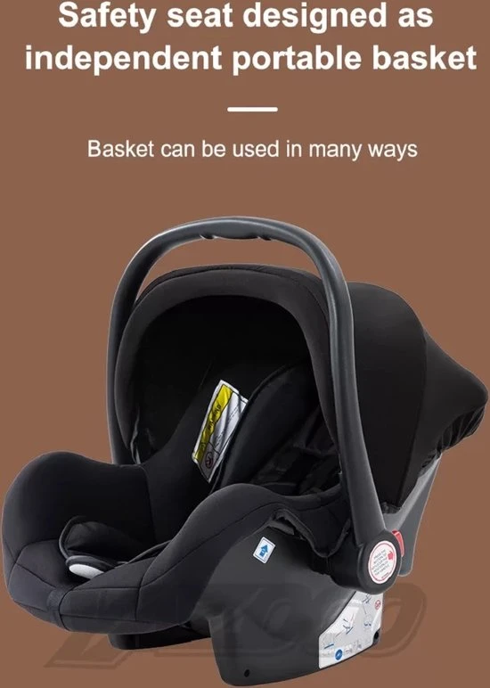 Promo ???? Merkloos Luxe Multi-functionele 3 In 1 Wandelwagen - Babywagen - Kwalitatieve Buggy - Opklapbare Kinderwagen - Licht En Flexibel ???? - Afbeelding 14