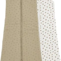 Flash-uitverkoop ???? Meyco Baby Mini Panther Baby Winter Slaapzak Gevoerd - 2-pack - Sand - 90cm ✔️