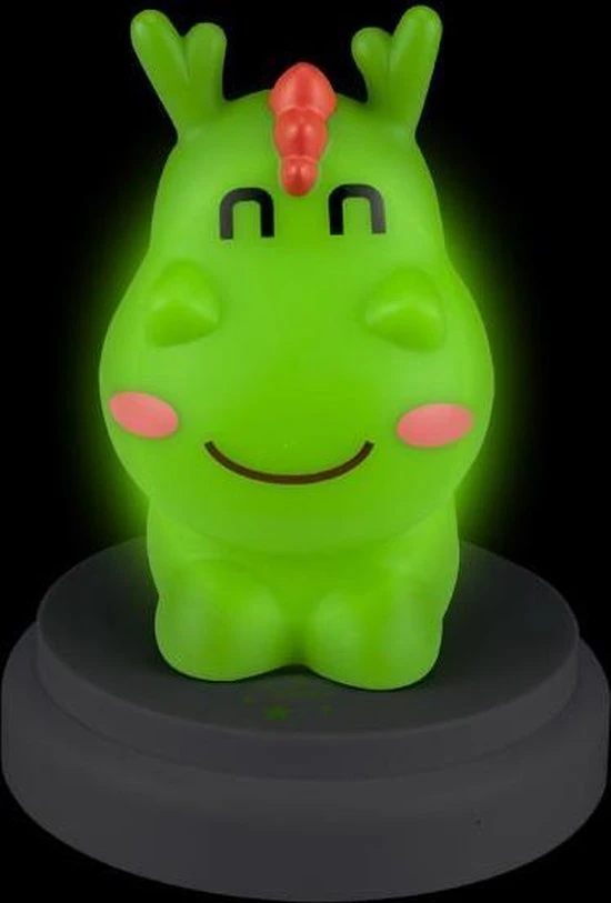 Promo ???? Alecto CUTE DRAGON - LED Nachtlampje, Draak, Groen ✨ - Afbeelding 9