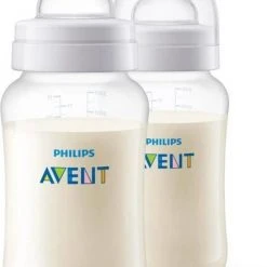 Gloednieuw ✔️ Philips Avent - Anti Koliek Babyfles - 260ml - 3+M - 2 Stuks ????