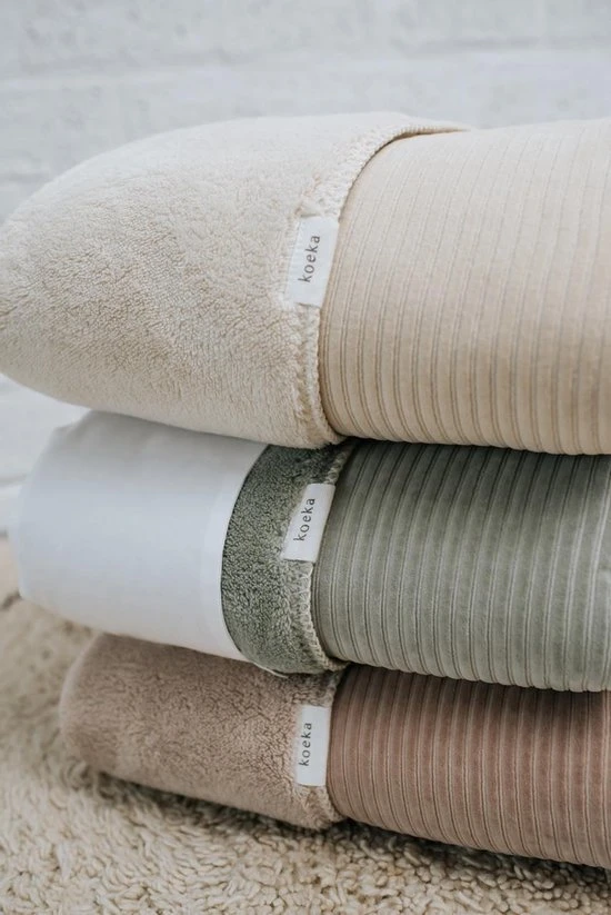 Kopen ✔️ Koeka Baby Dekentje Wieg Teddy Vik - Zand - 75x100cm ???? - Afbeelding 6