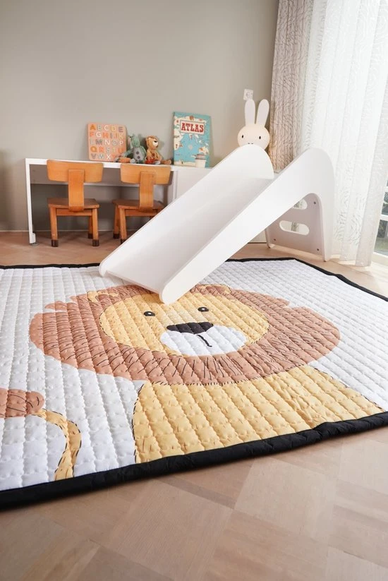 Uitgang ???? Love By Lily - Groot Baby Speelkleed - Mr. Chairman Lion - City Size - 150x120cm ???? - Afbeelding 5