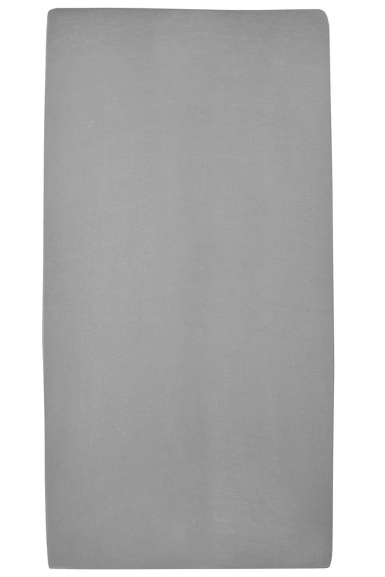Goedkoopste ???? Meyco Jersey Hoeslaken Juniorbed - 2-pack - Grijs - 70x140/150cm ✨ - Afbeelding 2