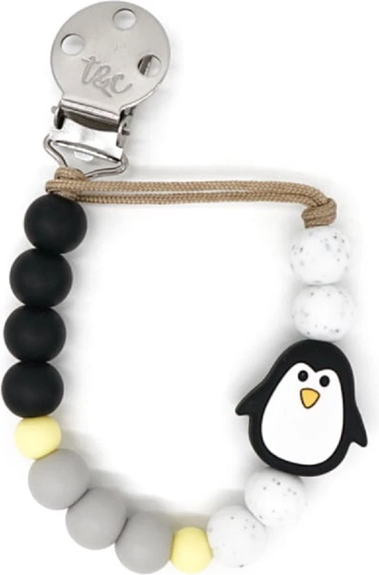 Beste recensies van ???? Woezy.nl Woezy - Speenkoord Pax - Pinguin - Hout - Kralen - Zwart - Kraamcadeau - Baby ????